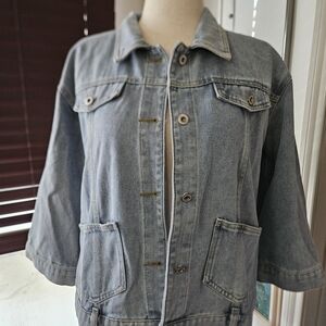 Source Unknown Light Blue Jean Jacket